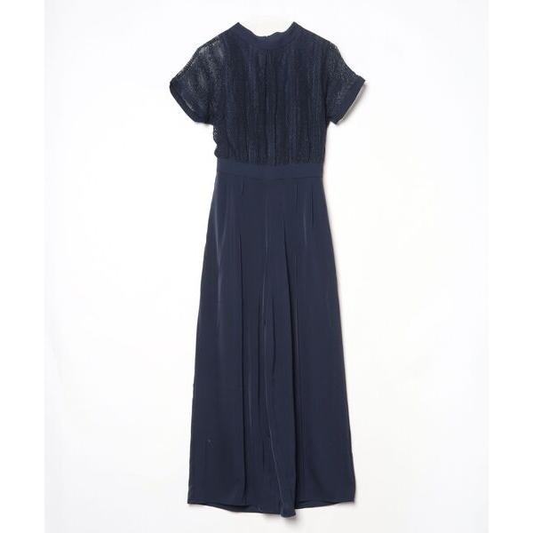 「DRESS PLUS」 オールインワン X-LARGE ネイビー レディース