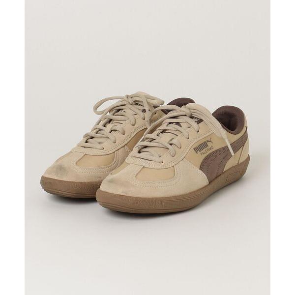 「PUMA」 ローカットスニーカー 23.5cm ベージュ メンズ