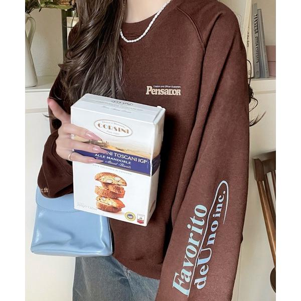 「Java」 スウェットカットソー X-LARGE ブラウン レディース