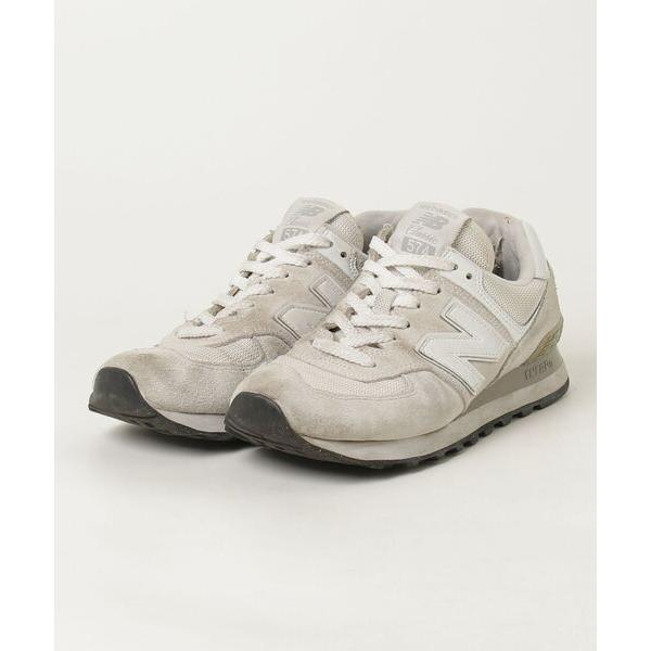 「New Balance」 ローカットスニーカー 25.0cm ホワイト メンズ