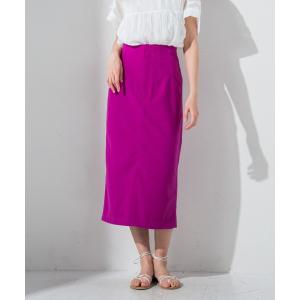 「socolla」 スカート M パープル レディース