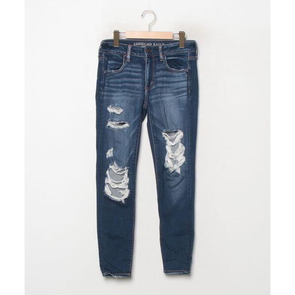「American Eagle」 スキニーデニムパンツ 38 ブルー レディース