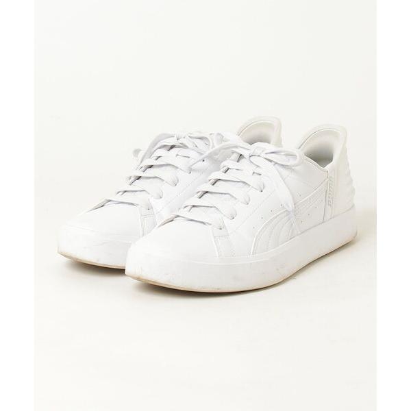 「PUMA」 ローカットスニーカー 24.5cm ホワイト メンズ
