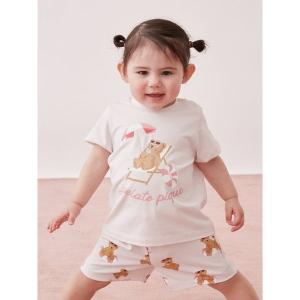 ベビー 「BABY」「接触冷感」サマーベアワンポイントTシャツ｜ZOZOTOWN Yahoo!店