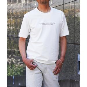 tシャツ メタルジェルロゴプリント メンズの商品画像