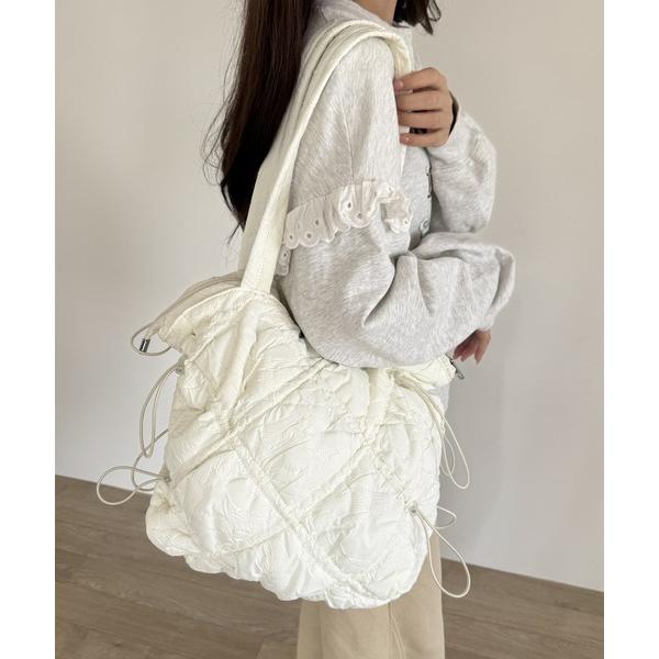 トートバッグ ナイロンシャーリングトートバッグ レディース
