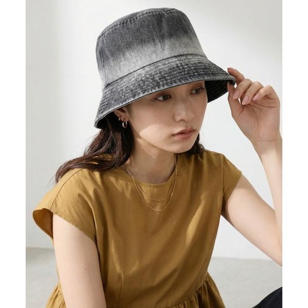 帽子 ハット グラデーション デニム バケットハット レディース