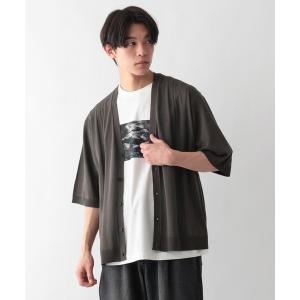 カーディガン 洗えるサラサマサマーカーディガン/5分袖/647591 メンズ｜ZOZOTOWN Yahoo!店