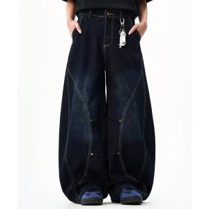 ジーンズ CURTIS ワイドバレル バギー デニムパンツ メンズ レディース