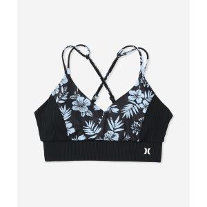 水着 「Hurley:ハーレー」レディーススイムウェアトップス　水着　取り外し可能パッド付　RIB SWITCHING SWIMWEAR TOP