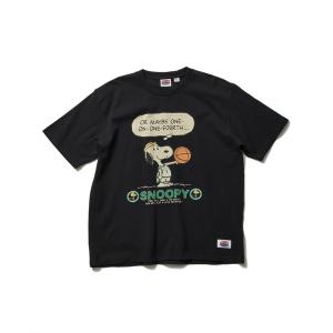 tシャツ 「NUTMEG/ナツメグ」　PeanutsバスケＴ メンズ