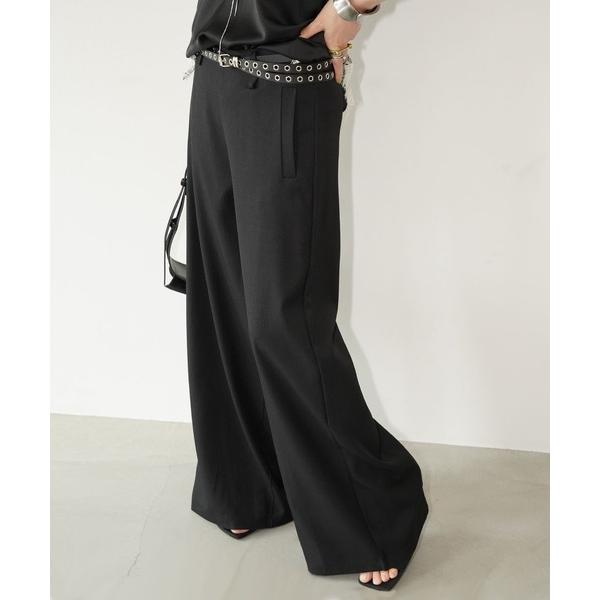 ワイドパンツ スラックス パンツ フレアワイドスラックス chw26s220 レディース メンズ