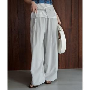 パンツ ポシェット付き ワイドイージーパンツ chw26s229 レディース メンズ