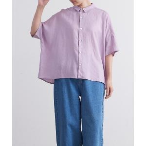 ブラウス シャツ 「 HEAVENLY / ヘブンリー 」Linen Regularcollar Wide Shirt  2613022　DLI