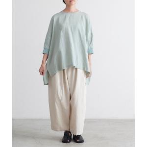 ブラウス シャツ 「 HEAVENLY / ヘブンリー 」Linen Back Button Big Pullover  2613032　DLI