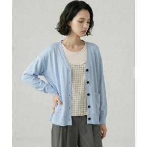 カーディガン サラサラDRYVネックカーディガン長袖/655854 レディース｜ZOZOTOWN Yahoo!店