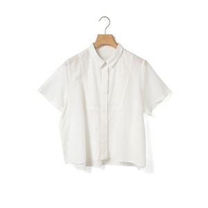 ブラウス シャツ 半袖 MARMARMAR ハンドステッチショートシャツ レディース メンズ