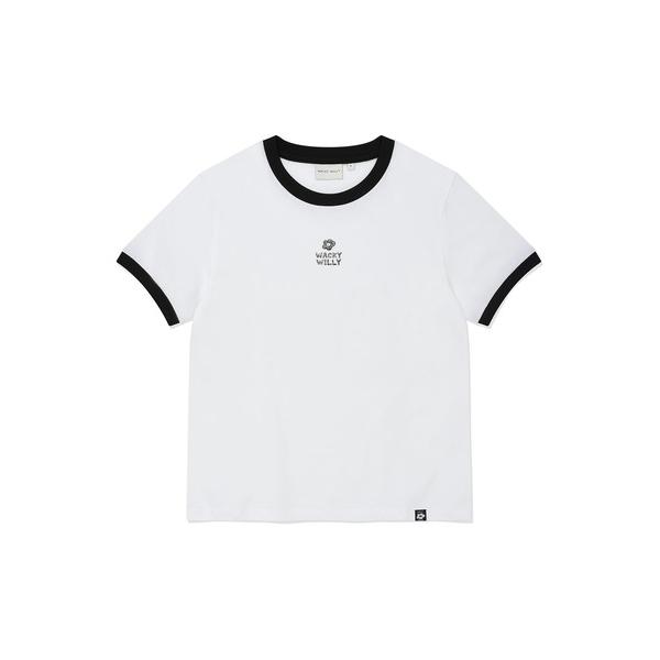 tシャツ WOMEN'S REGULAR FIT RINGER SHORT SLEEVE T-SHI...