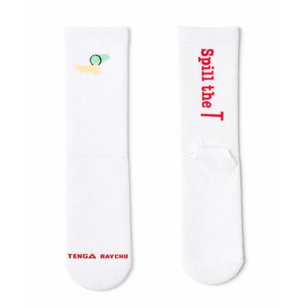 靴下 TENGA×RAY CHU Spill the T Socks メンズ レディース