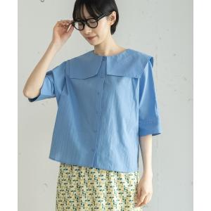 ブラウス シャツ セーラーカラードルマンブラウス レディース