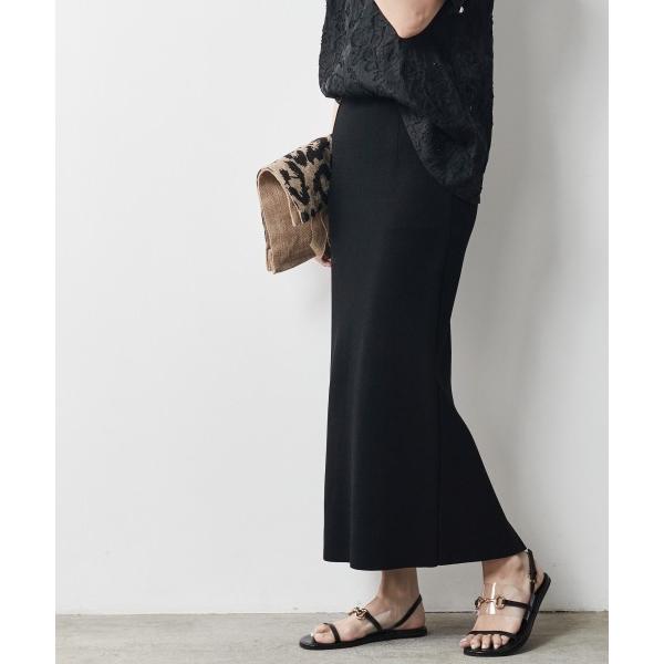 「CHIC STYLE」 スカート LL ブラック レディース