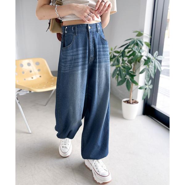 「Java」 チノパンツ SMALL ブルー レディース