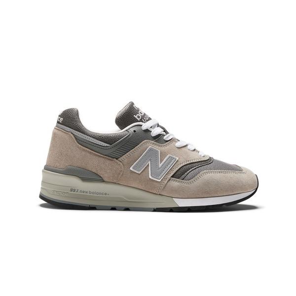 「New Balance」 ローカットスニーカー 24.5cm グレー メンズ