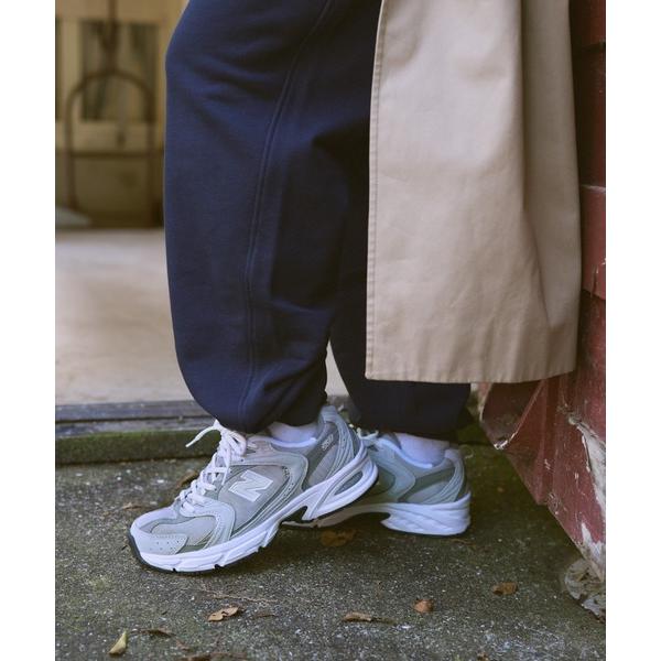 「New Balance」 ローカットスニーカー 23.5cm グレー メンズ