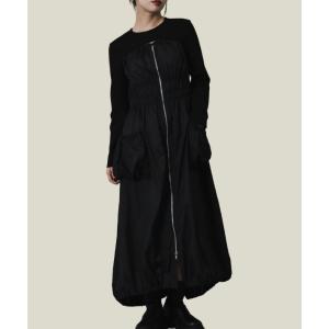 「LEANN MOMENT」 長袖ワンピース SMALL ブラック レディース