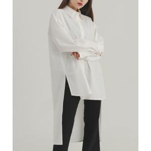「LEANN MOMENT」 長袖シャツ MEDIUM ホワイト レディース