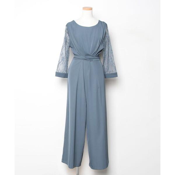 「DRESS PLUS」 オールインワン L チャコールグレー レディース