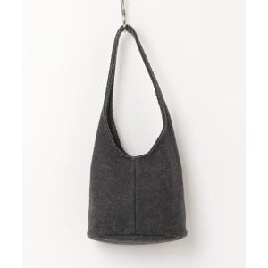 「miu miu」 WOOL RIBBON トートバッグ - グレー レディース