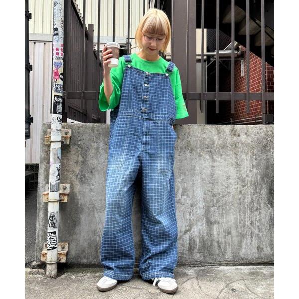 オーバーオール サロペット 「SOUNDS GOOOOD」アソート柄デニムオーバーオール メンズ