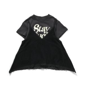 tシャツ 「2Pセット」レースキャミ半袖Tシャツ...の商品画像