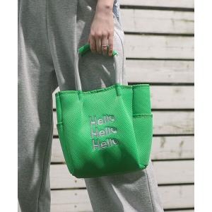 トートバッグ ロープハンドルメッシュトートバッグ...の商品画像