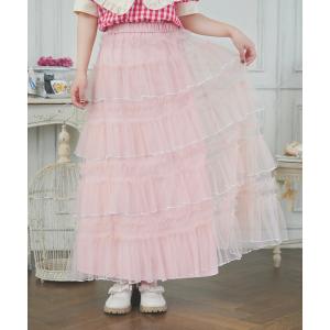 スカート 「クティールとレトロ」ボリュームメローチュールスカート