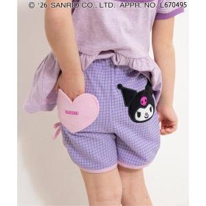 パンツ サンリオキャラクターズ　フェイスポケットパンツ キッズ 子供服 女の子