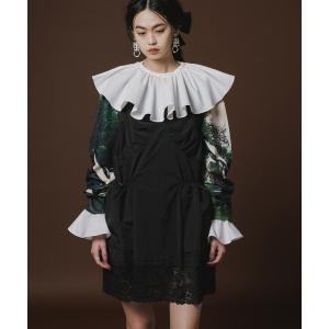 ニット セーター NON TOKYO/ノントーキョー/プリントニットプルオーバートップ レディース