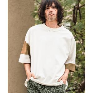 tシャツ mt10470- Asymmetry Switch Cut sew デザインTシャツ(S69026cmb) メンズ