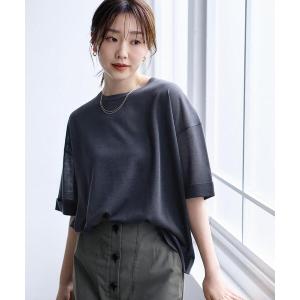 ニット セーター 「アンサンブル可/Tシャツ風/ゆったり」リラックスニットトップス レディース