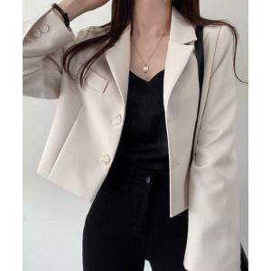 ジャケット テーラードジャケット クロップド テーラードジャケット  / ライトアウター  / きれいめ / 2026 SS レディース