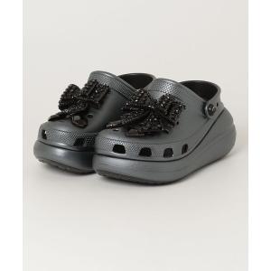 クロックス サンダル crocs Crush Bedazzled Bows Clog / クロックス クラッシュ ベダズルド ボウズ クロッグ レディース