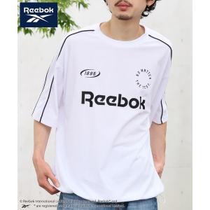 tシャツ 「Reebok/リーボック」ワッペン刺繍 ドローコード ゲームTシャツ メンズ レディース