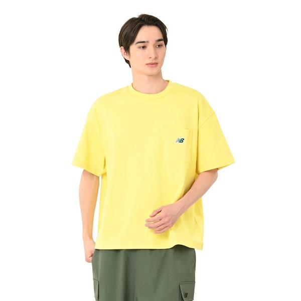 ニューバランス tシャツ エンブロイダリードNBポケットショートスリーブTシャツ メンズ
