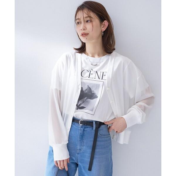 カーディガン 「7色展開/ゆったり/ショート丈」シアートリコットカーディガン レディース