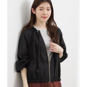 ブルゾン アウター シアー ドロストブルゾン レディース