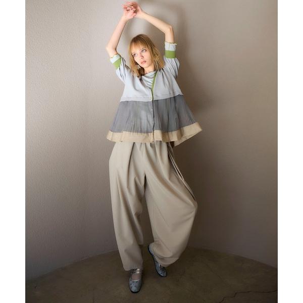 パンツ 「MARECHAL TERRE / マルシャルテル」ワイドコクーンパンツ レディース