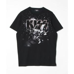 tシャツ KISS Cigarette Fit Black Pressato/0252 メンズ レディース