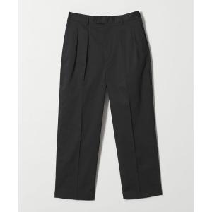 ワイドパンツ スラックス 「Steven Alan」 P/RA トロピカル イン ツープリーツ ドレス トラウザーズ ハーフイージー メンズ