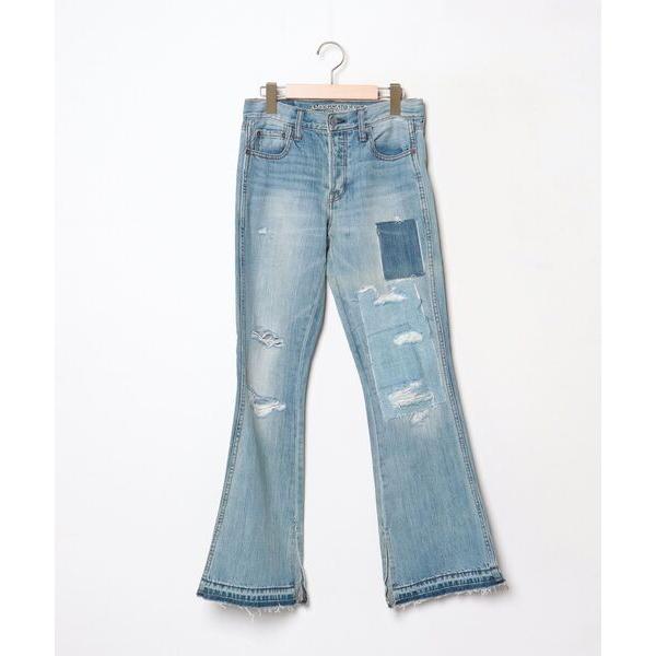 「American Eagle」 ブーツカットデニムパンツ 4 ブルー レディース
